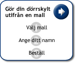 Gör din dörrskylt utifrån en mall